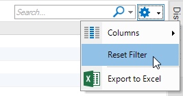 Filters can be saved or loaded from files.
